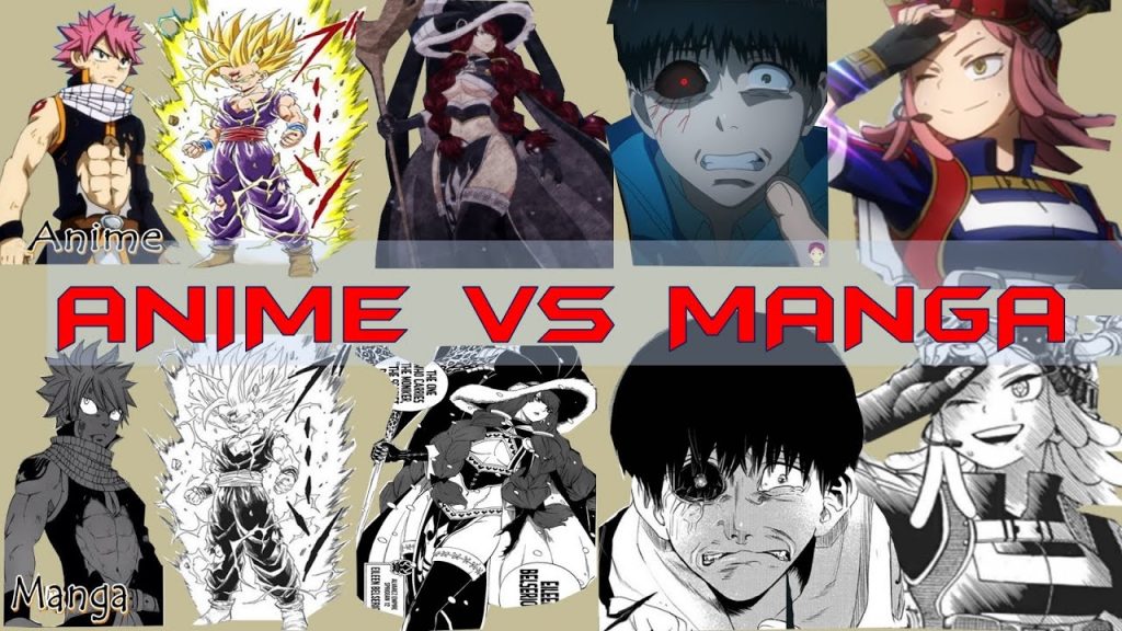 What’s Your Preference: Anime or Manga.