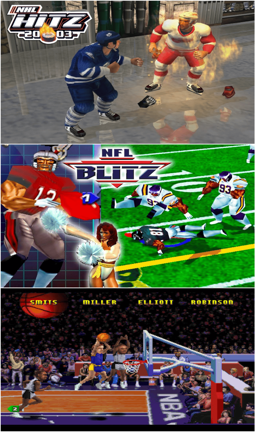 Freshening Up Arcade Sports Games.